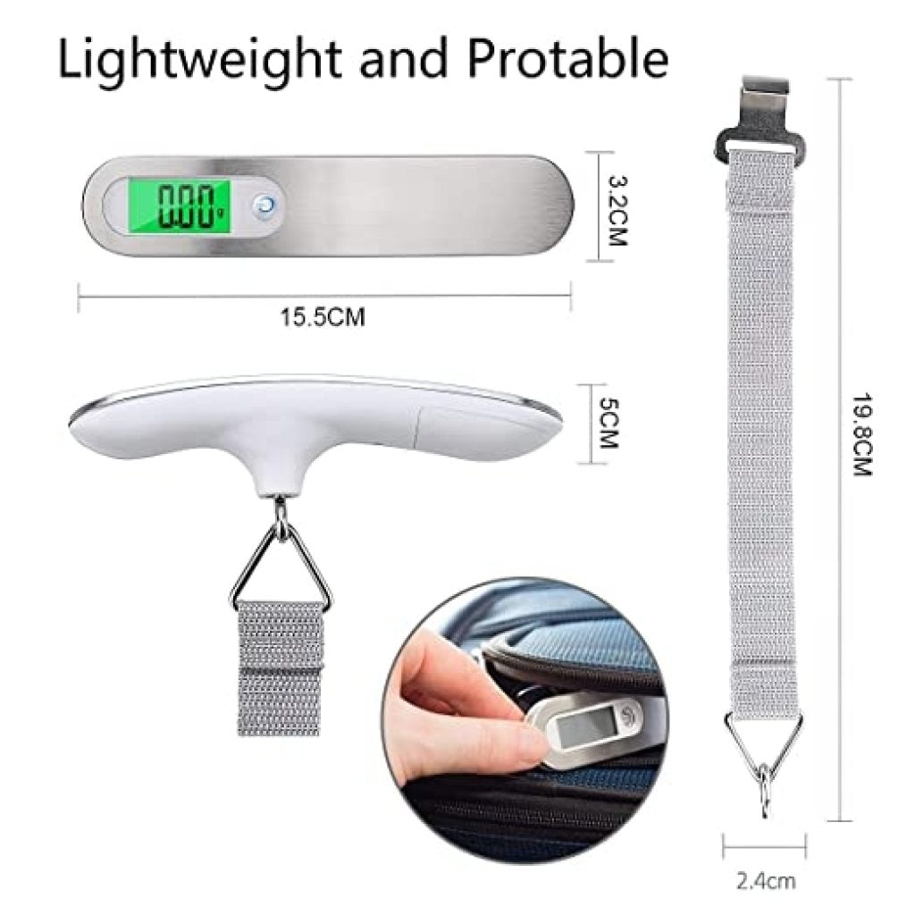 Electronic Portable Hook Weighing Machine Digital Hanging Luggage Scale