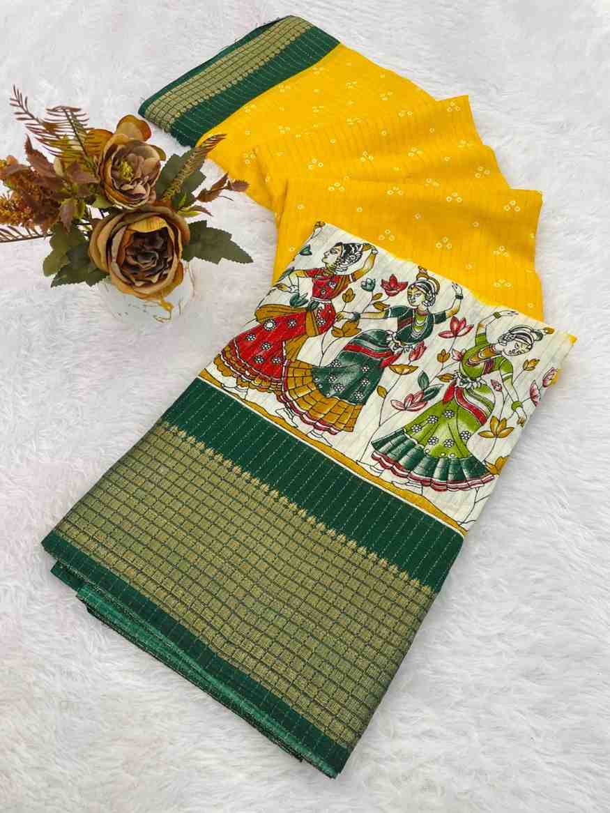 Designer Freehand Saree