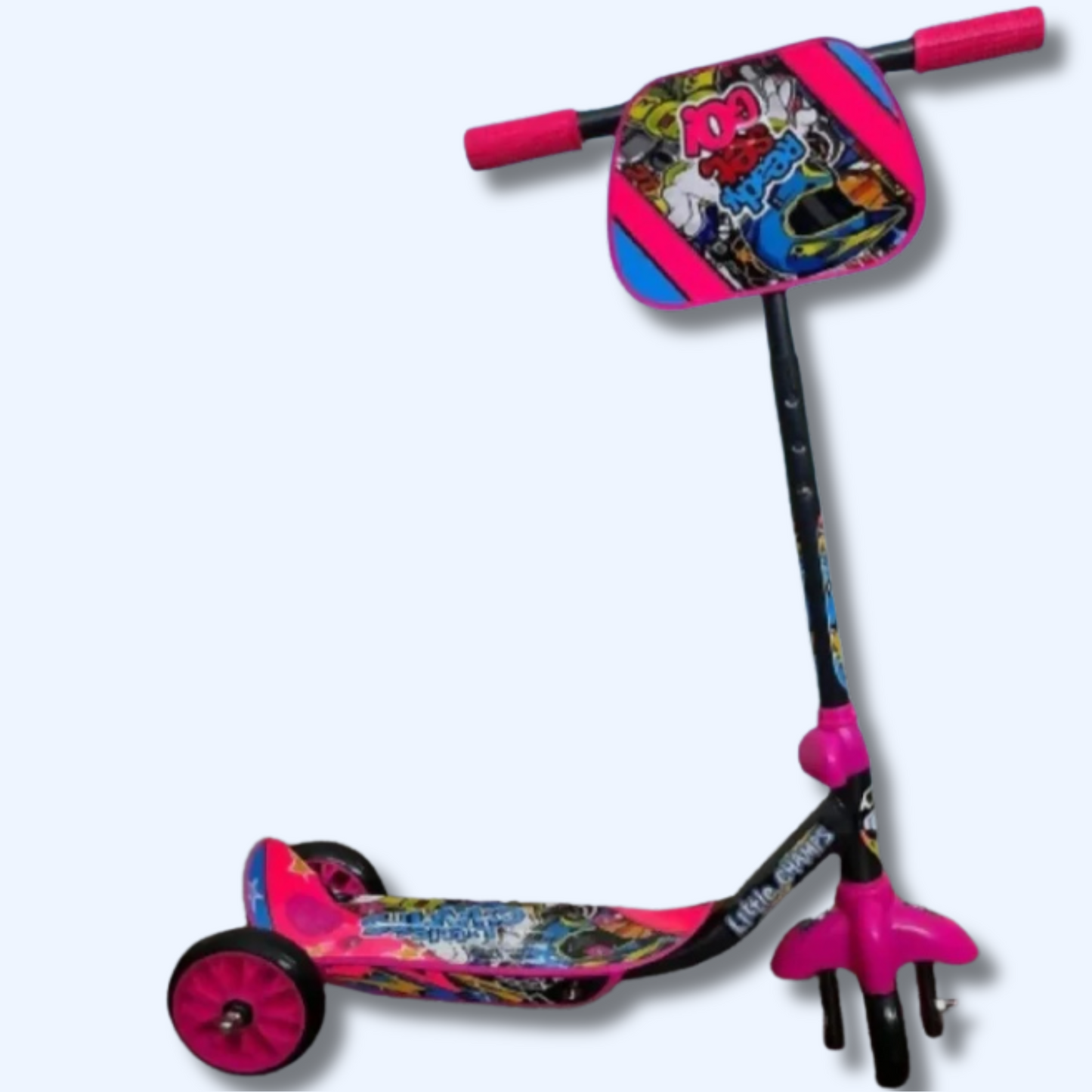 Scooter for Kids | Foldable and Skating Scooter | Height Adjustable Handle | Push Rear Brake | PVC Wheels | 2 – 4 Years & Upto 50 Kgs Weighing Capacity | Proudly Made in India
