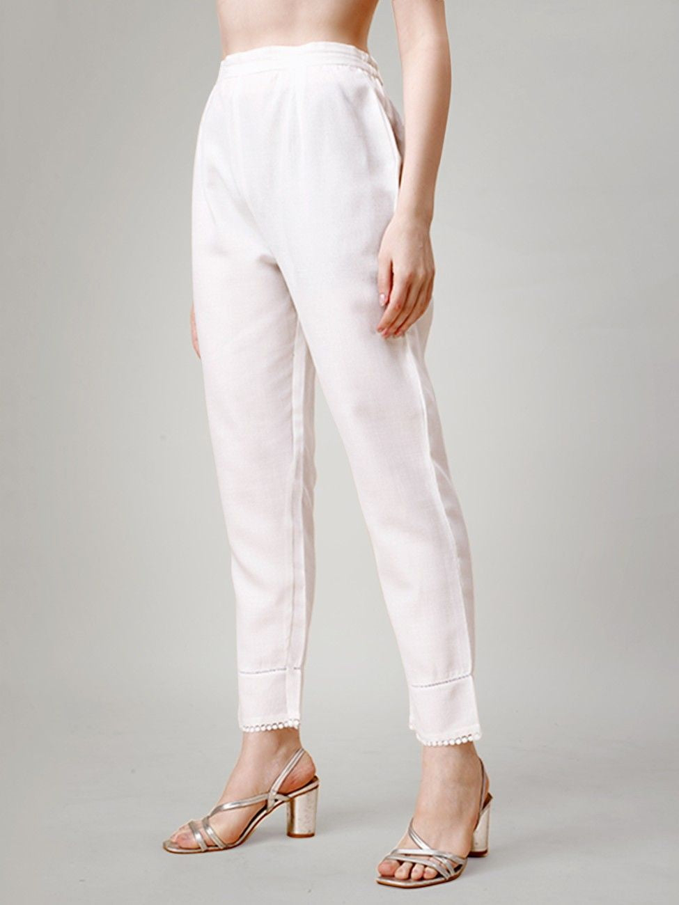 Fully Stiched Cotton Magic Slub Kurti Pant Set