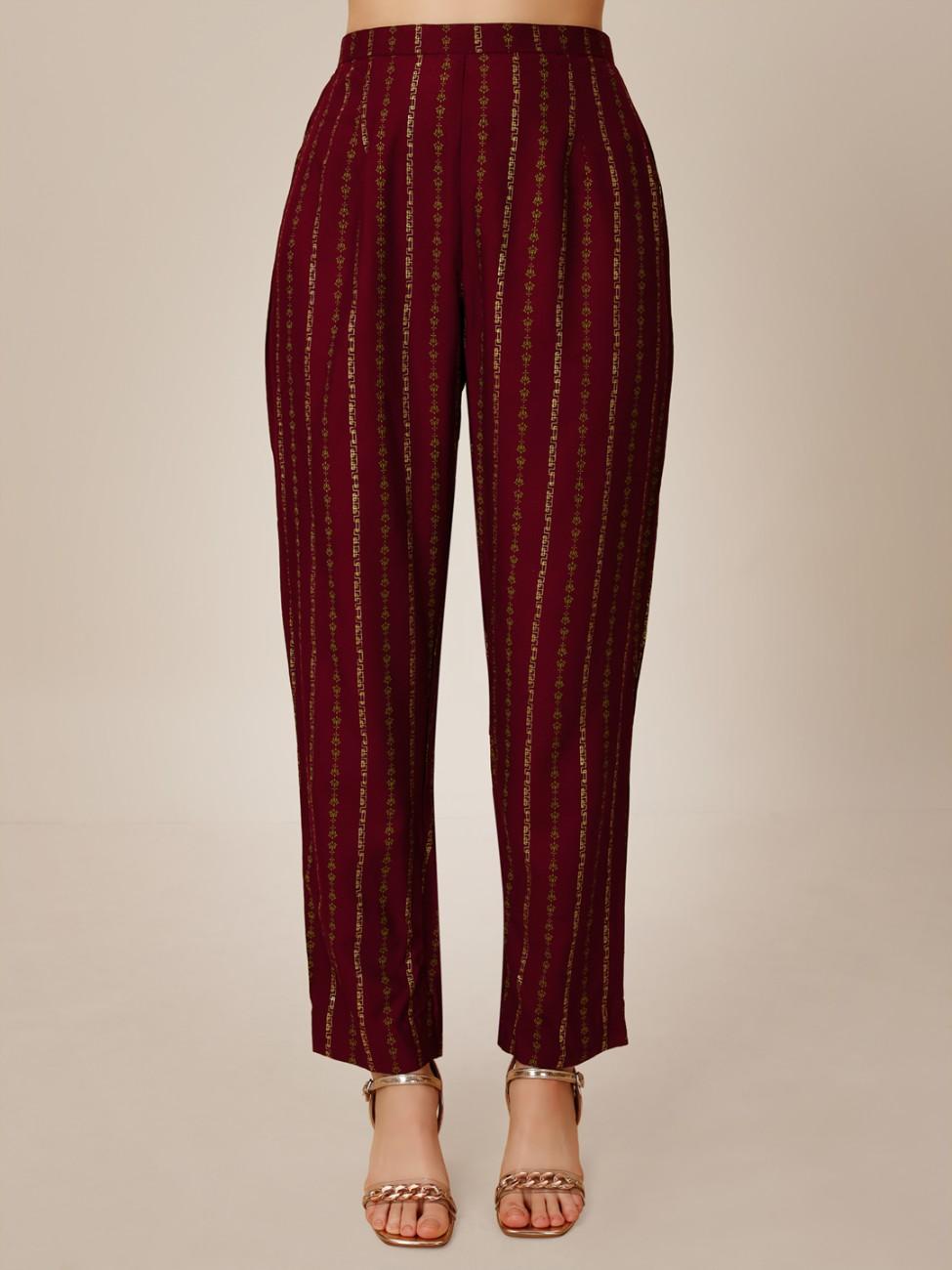 Fully Stiched Rayon Kurti Pant Set