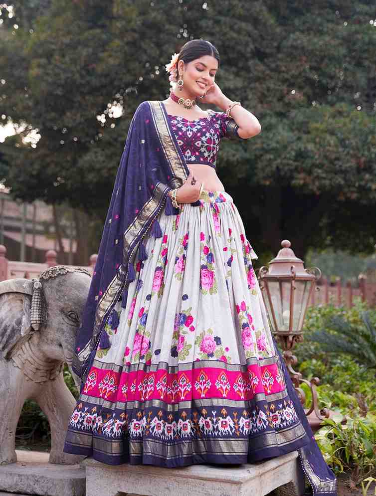 Tusser Silk Lehenga Choli
