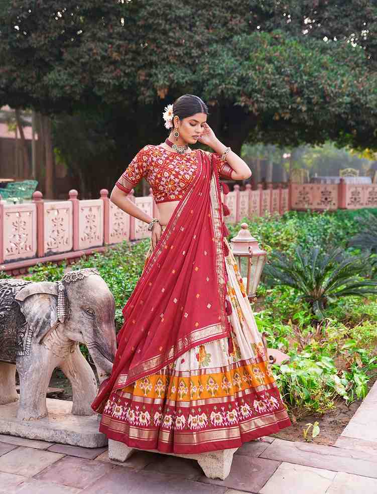 Tusser Silk Lehenga Choli