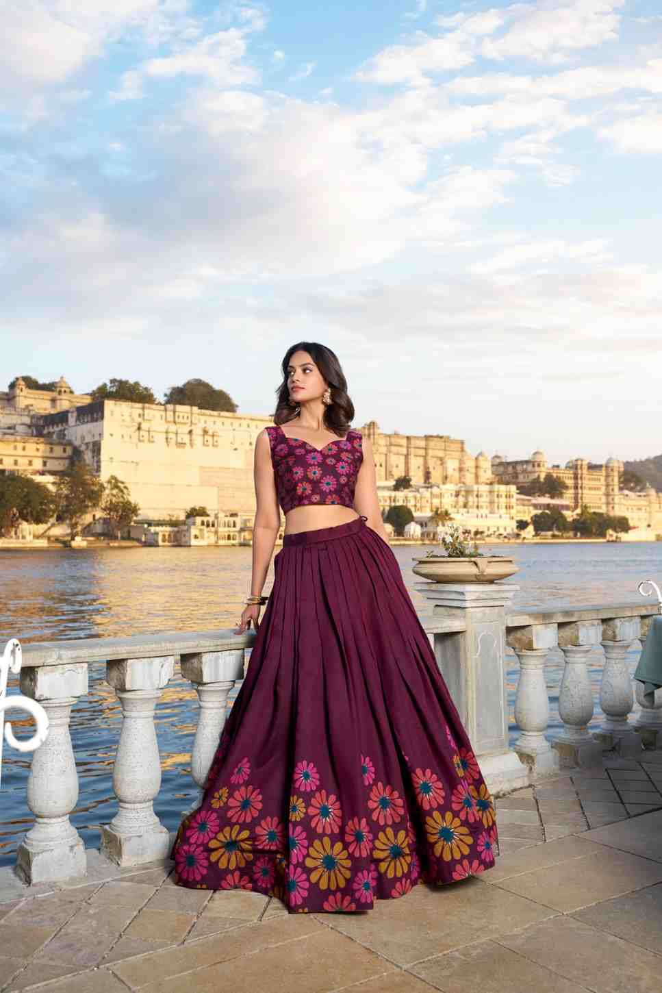 Tusser Silk Lehenga Choli