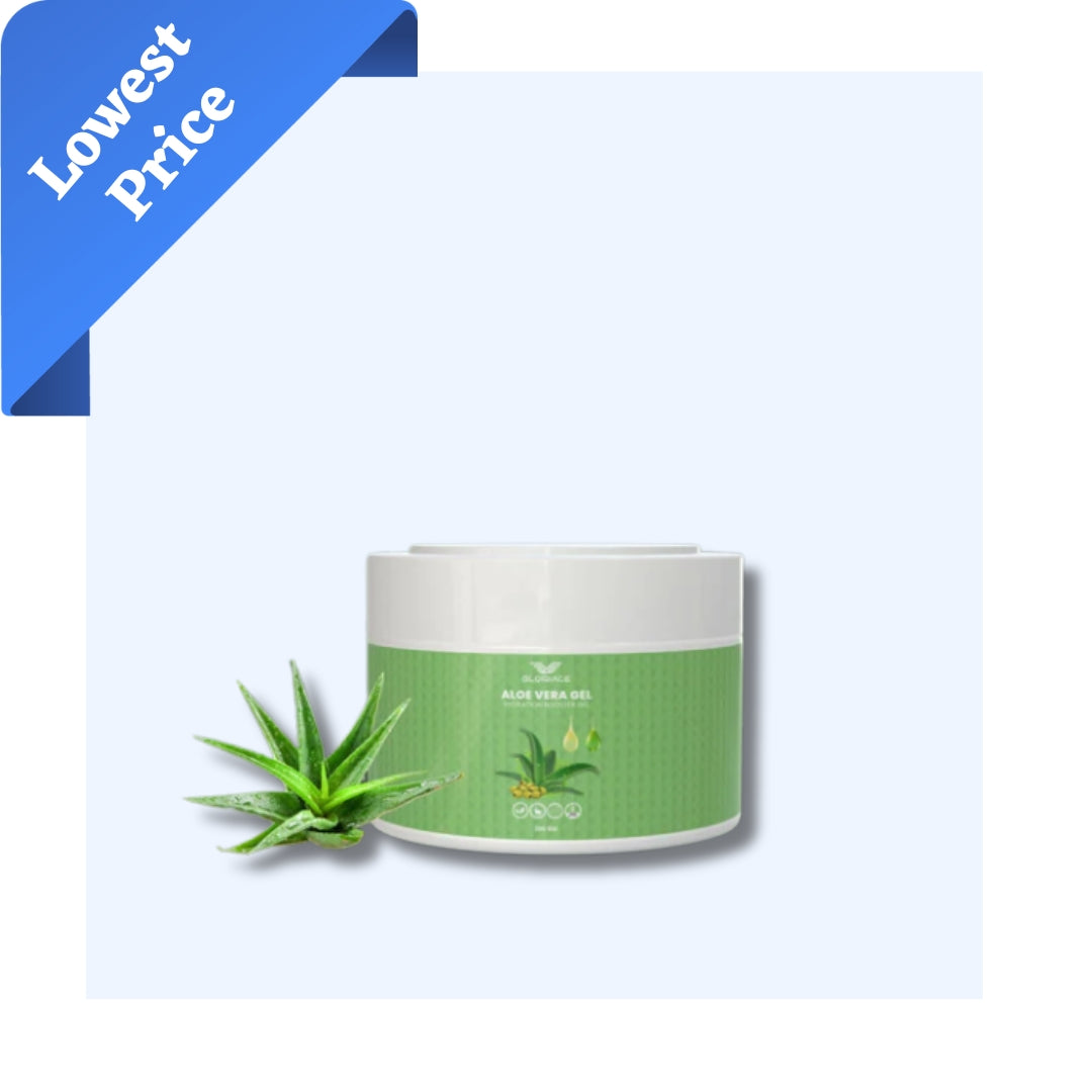 GLORIACE Pure Natural Aloe Vera Gel (200 Gram ) - Ideal for Skin Treatment, Face, Acne Scars, Hair Treatment (200 g)