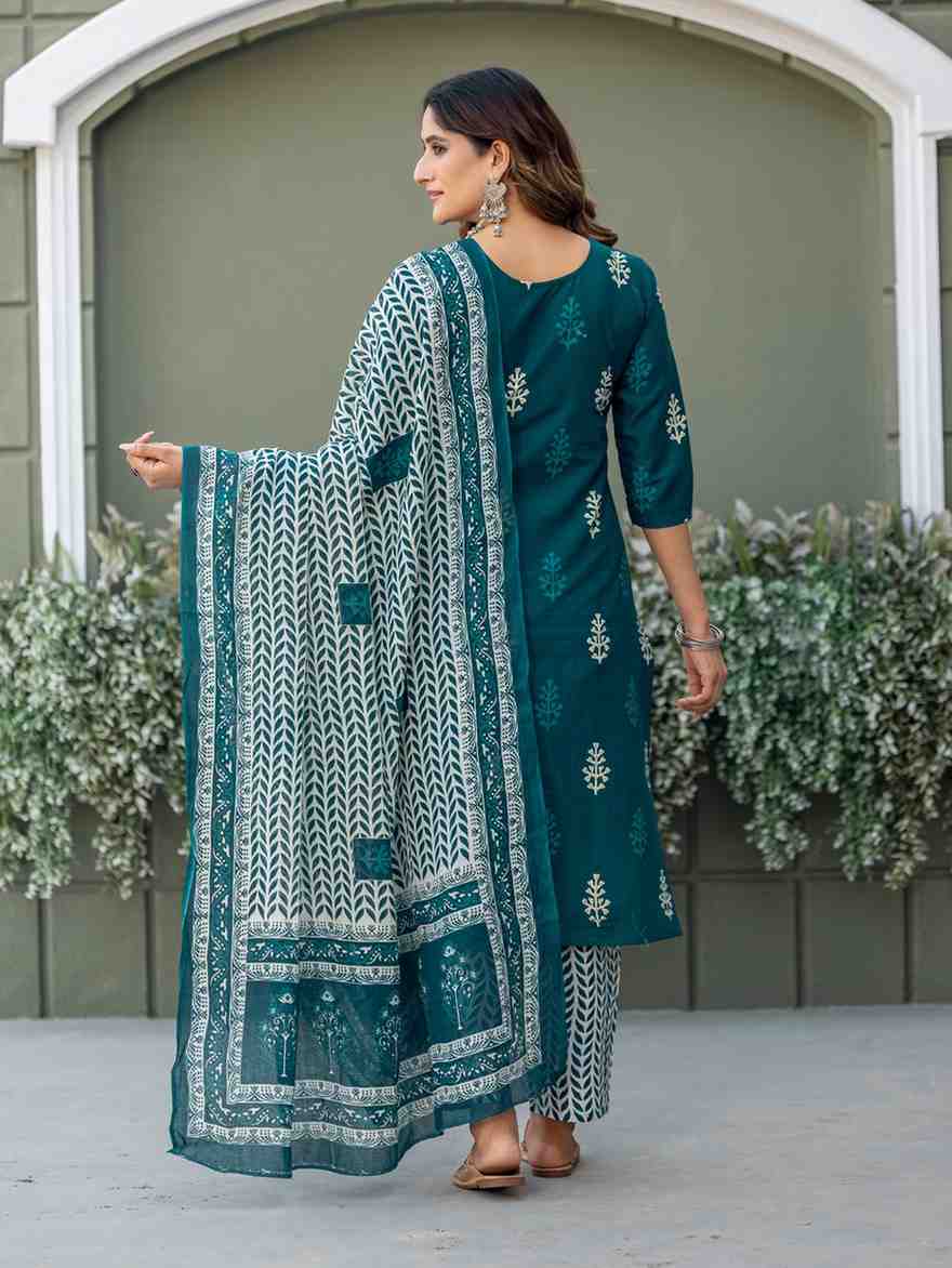 Fully Stiched Cotton Kurti Pant Dupatta