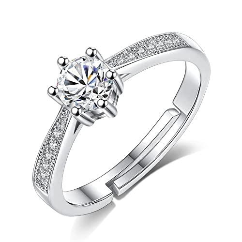 Adjustable Silver Ring for Girls, Dainty Rings,