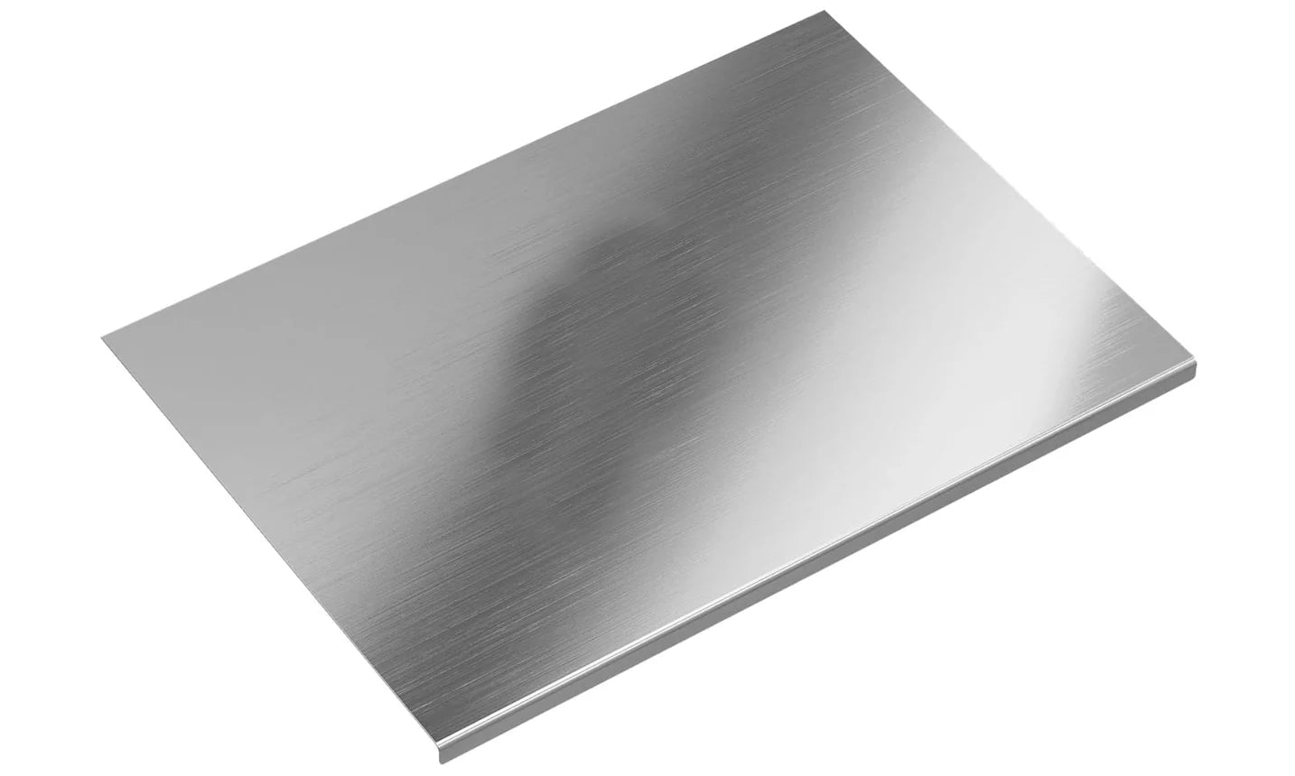 Clipon Stainless Steel Chopping and Cutting Board with Folded Hinge Support, 41 cm x 29 cm