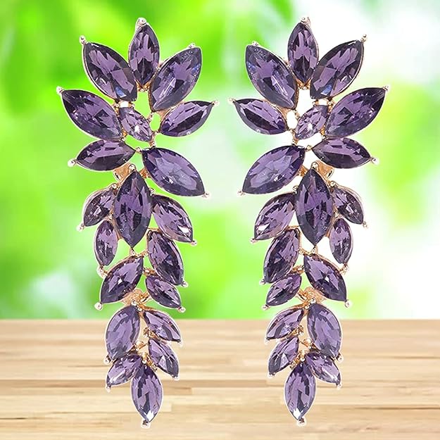 Dangler Ear rings Crystal Earrings for Girls and Women indiya Se