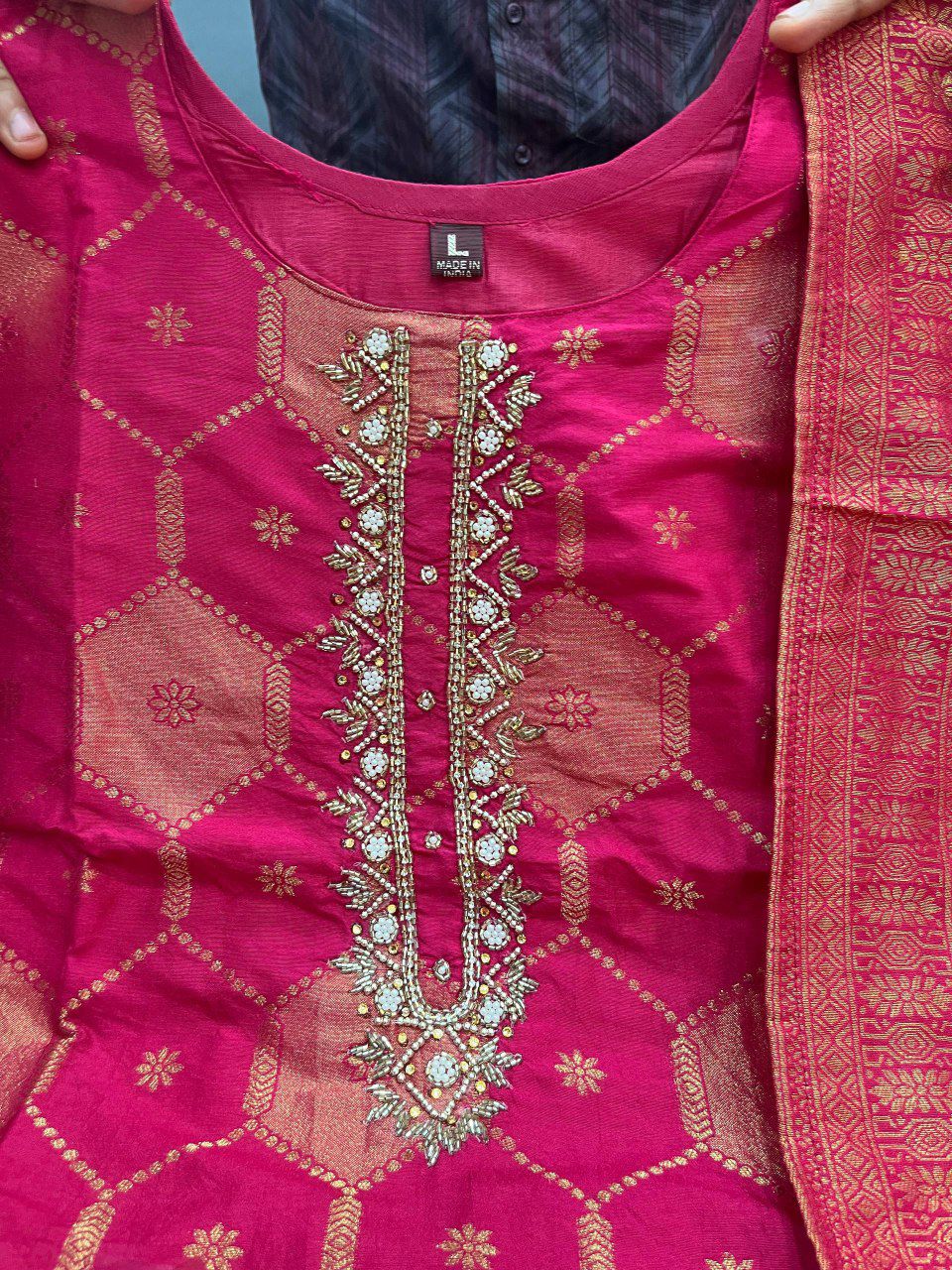 New Arrivals Special Jeni Banarasi Suit Set – Branded Collection Navya Aura