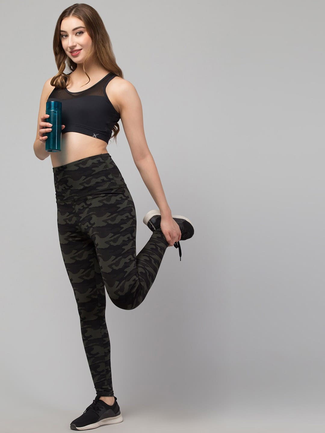 Army Print Sport Wear/ rmy Running Wear For Women's & Girls