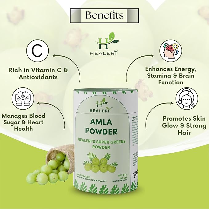 HEALERI Organic Amla (Amalaki) Powder