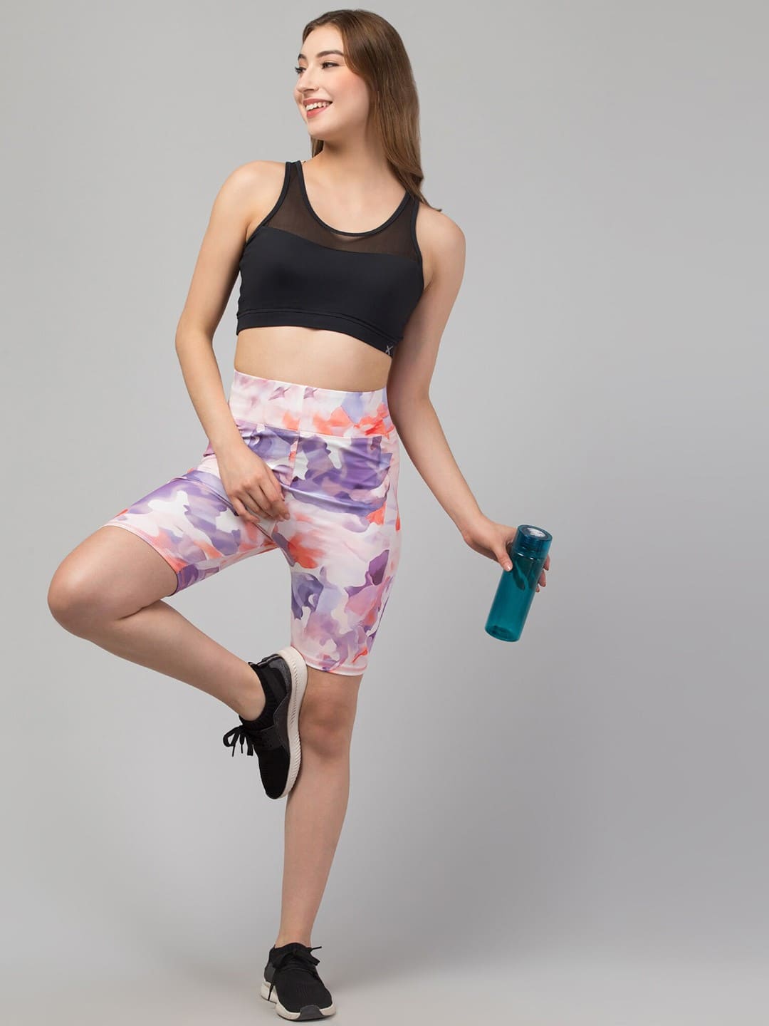 High Quality Printed Sports Shorts/Cycling Shorts For Women's & Girls