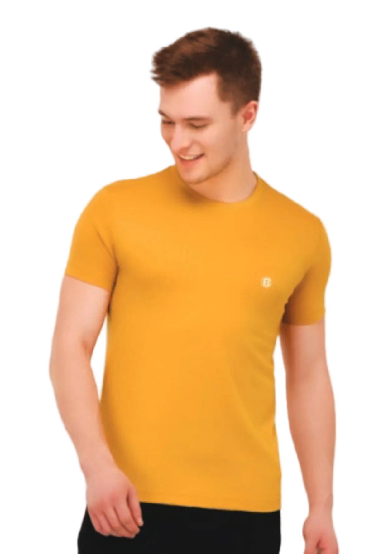 mens plain round neck t shirt 100% combed cotton bio soft fabric regular fit casual wear
