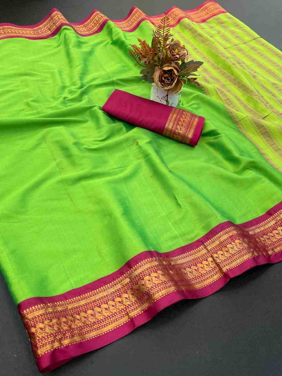 Designer Freehand Saree