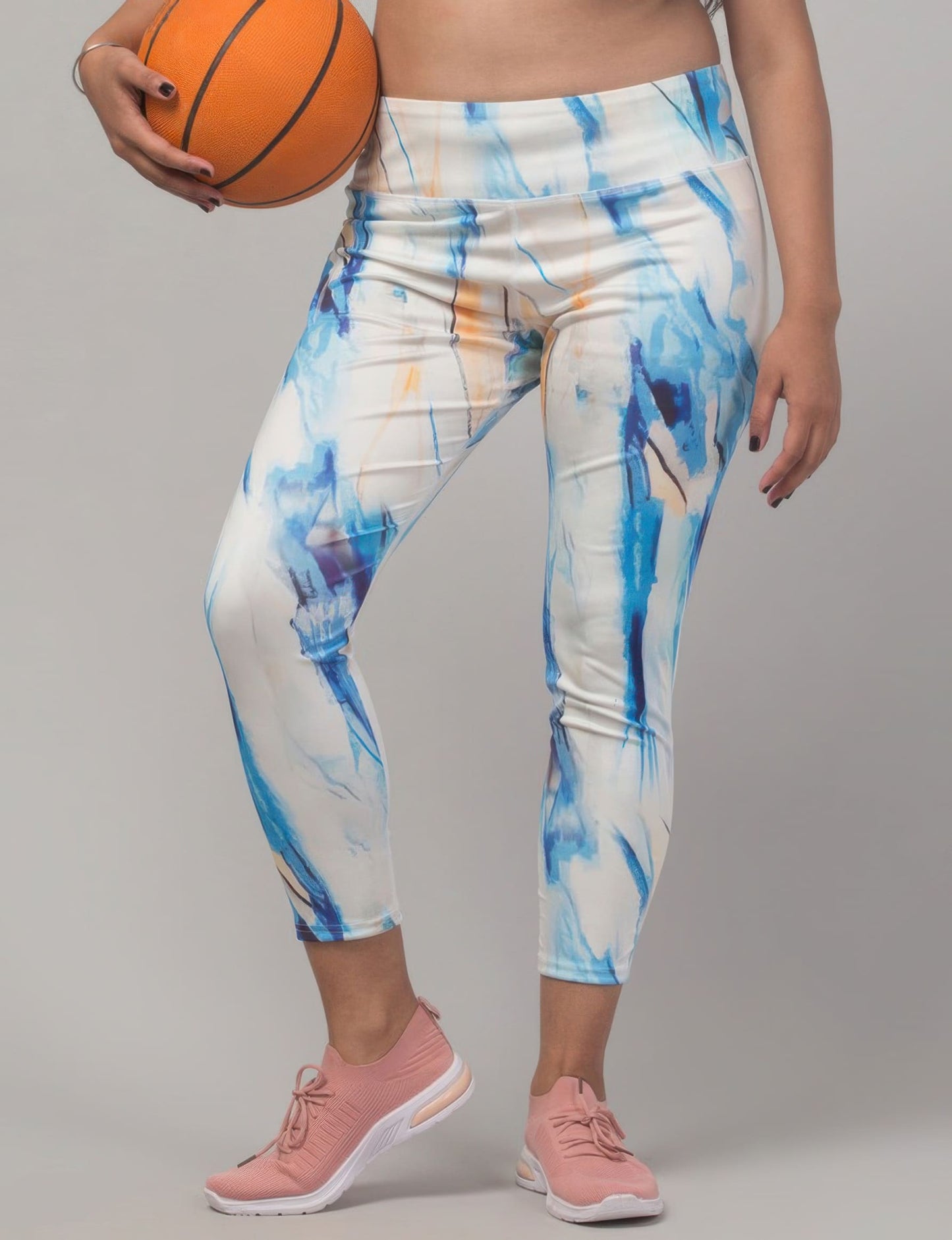 Printed Sports Leggings/Printed Gym Tights For Women's & Girls