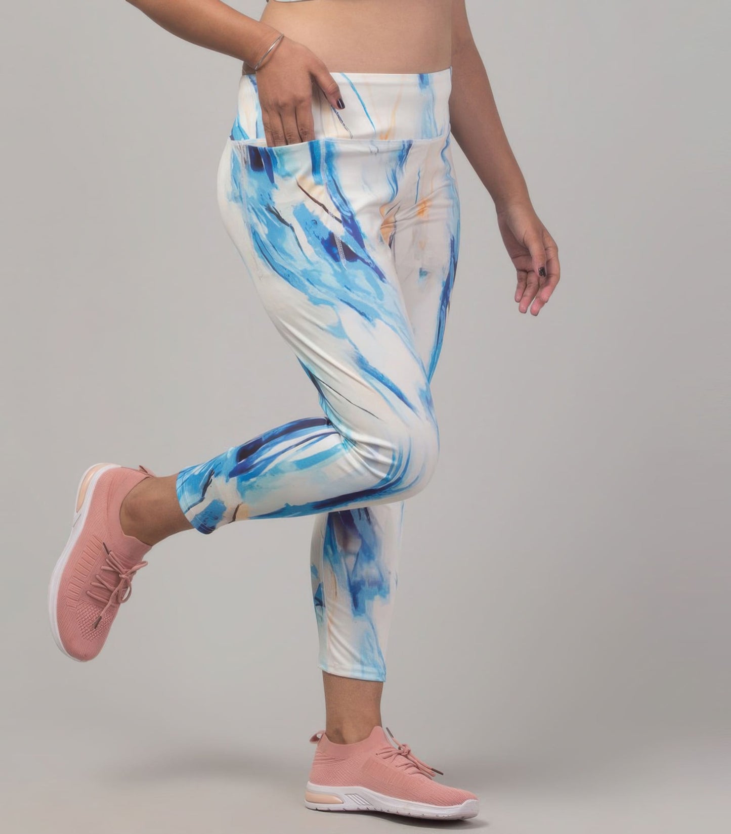 Printed Sports Leggings/Printed Gym Tights For Women's & Girls