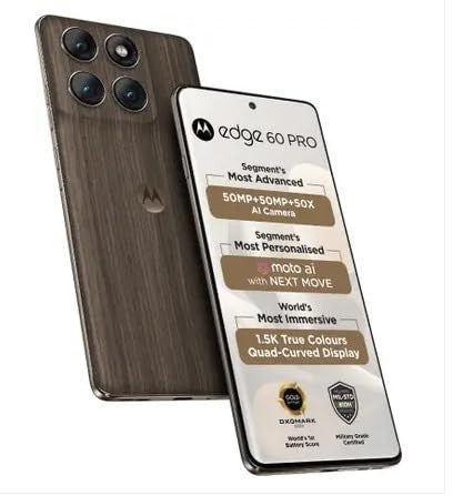 motorola edge 60 pro 5g 8gb ram 256gb 6000mah 120hz poled smartphone