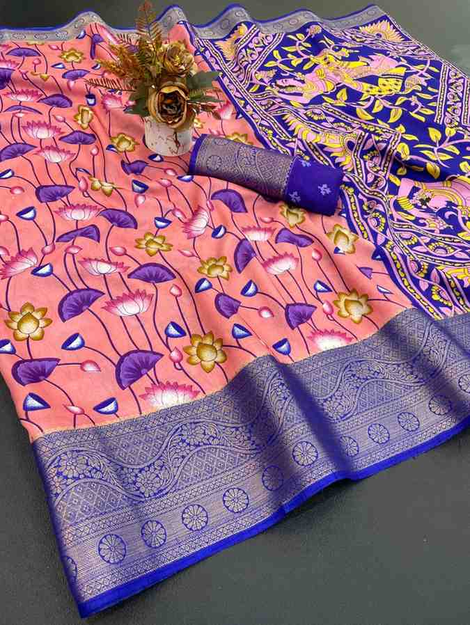 Designer Freehand Saree