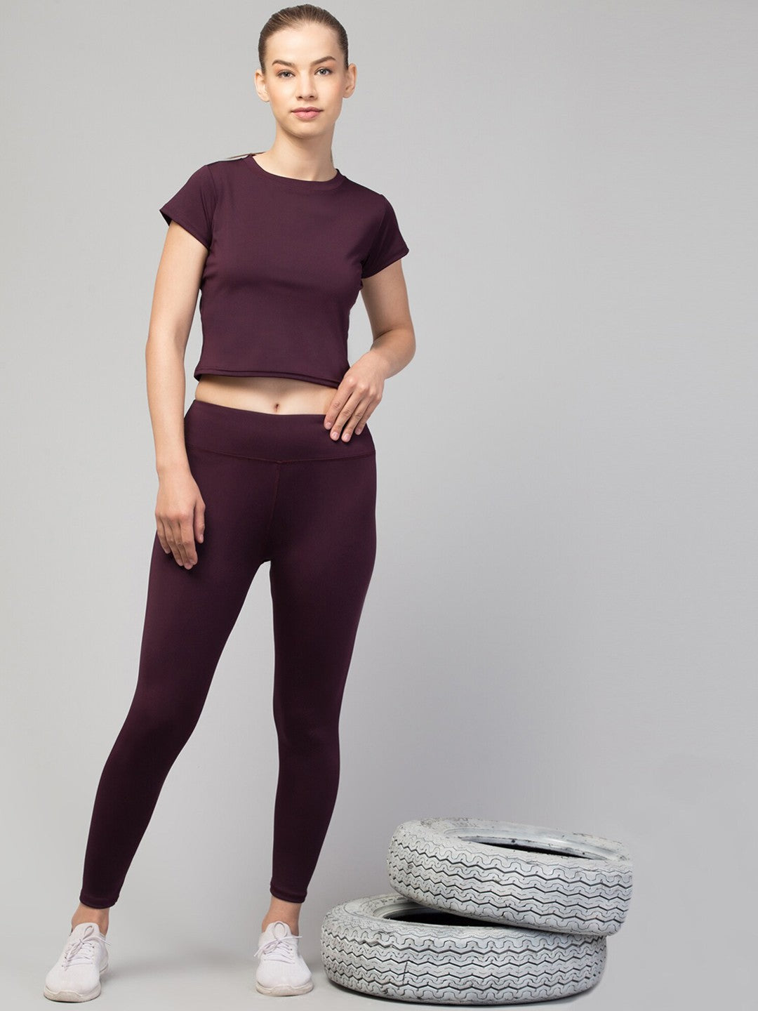 Plain Gym Tight Pant For Women's & Girls