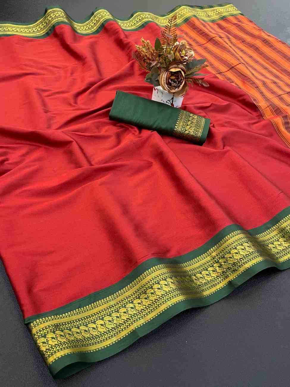 Designer Freehand Saree