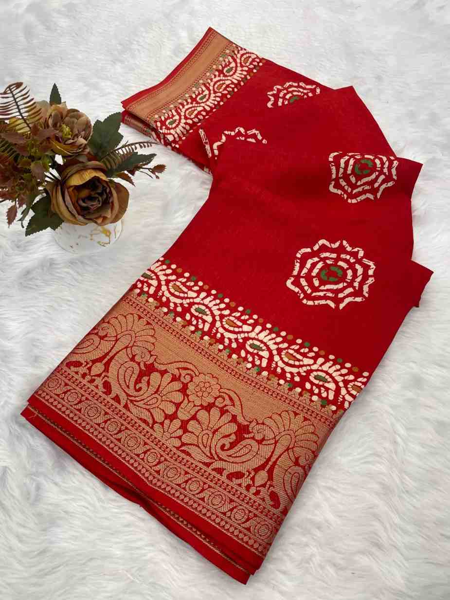 Designer Freehand Saree