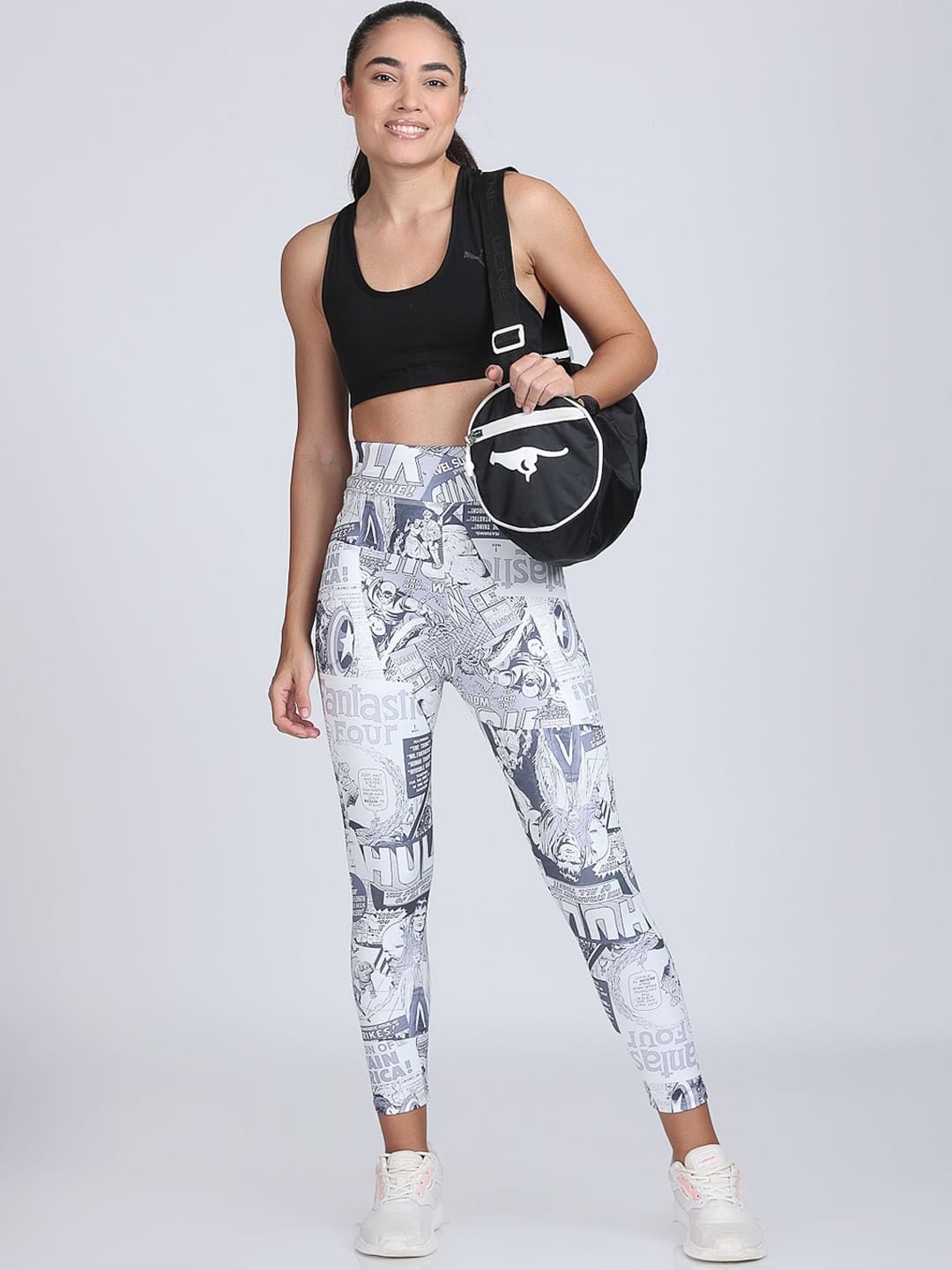 Printed Sports Leggings/Printed Gym Tights For Women's & Girls