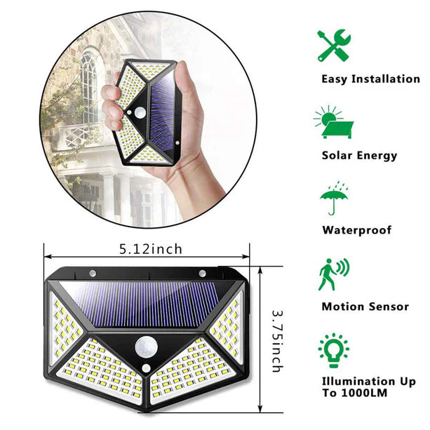 Solar Motion Sensor Light (Wall Mounted Pack of 1)