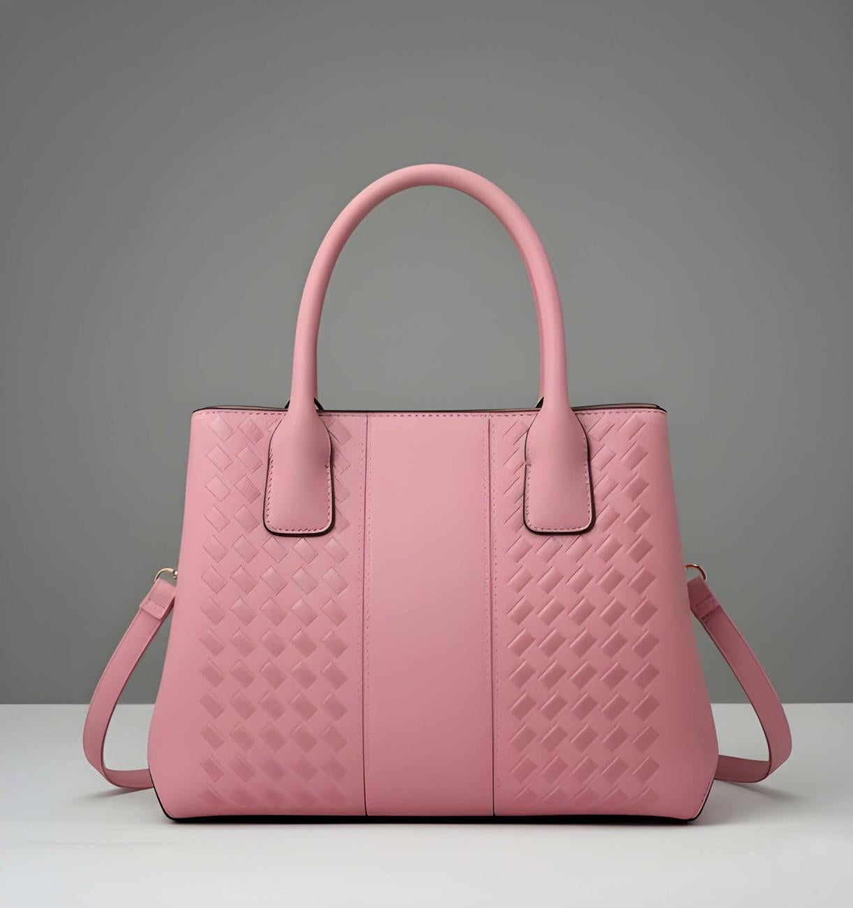 Women’s Premium PU Leather Handbag | Shoulder & Tote Bag with Fur Charm