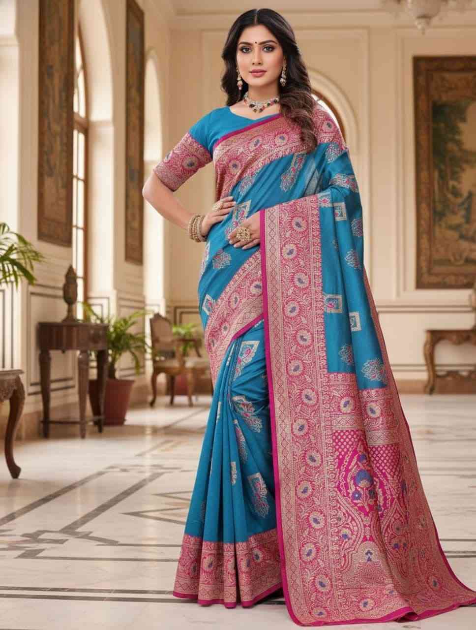Soft Pethani Silk Saree Pavitr patel
