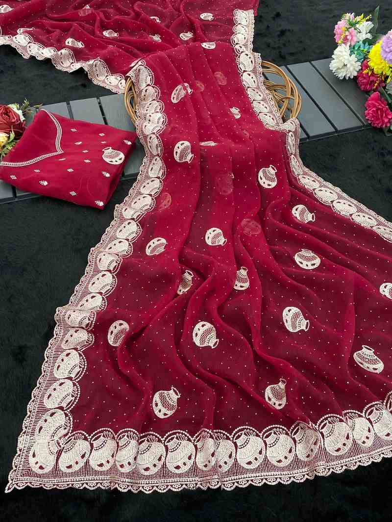 Matki Design saree Khodal Fashion