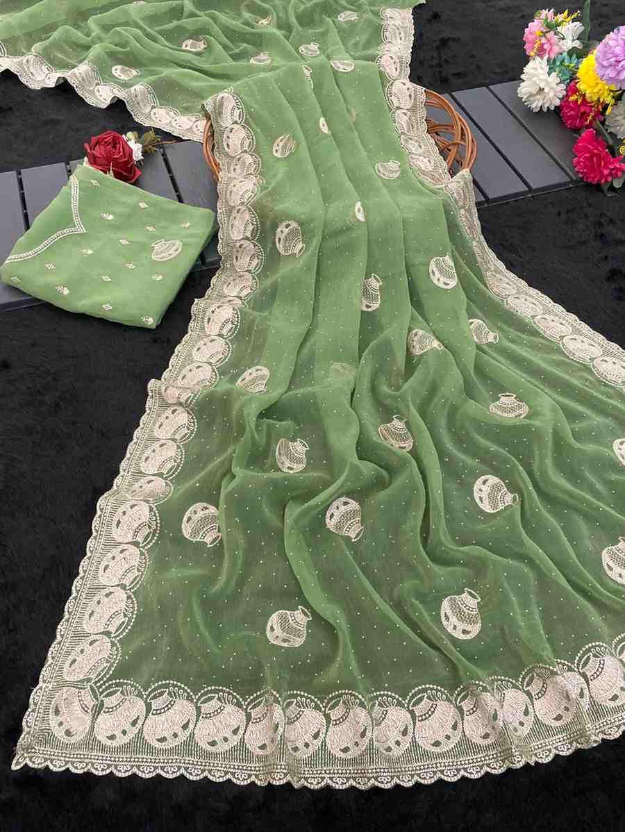 Matki Design saree