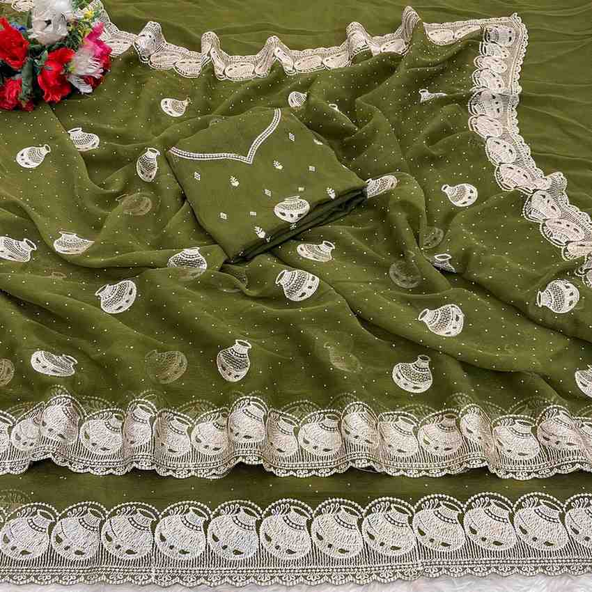 Matki Design saree