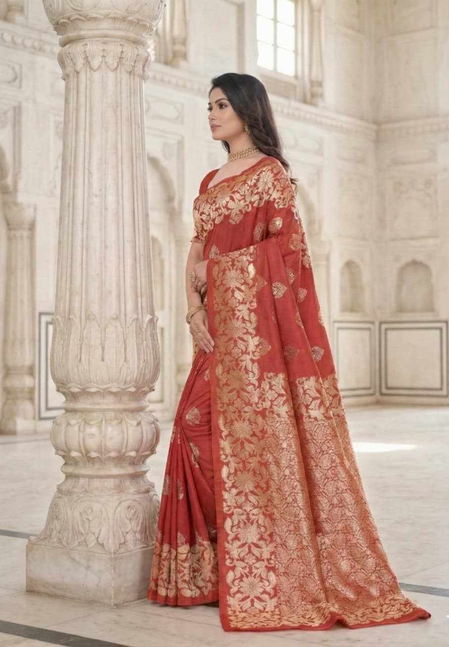 Designer Freehand Saree