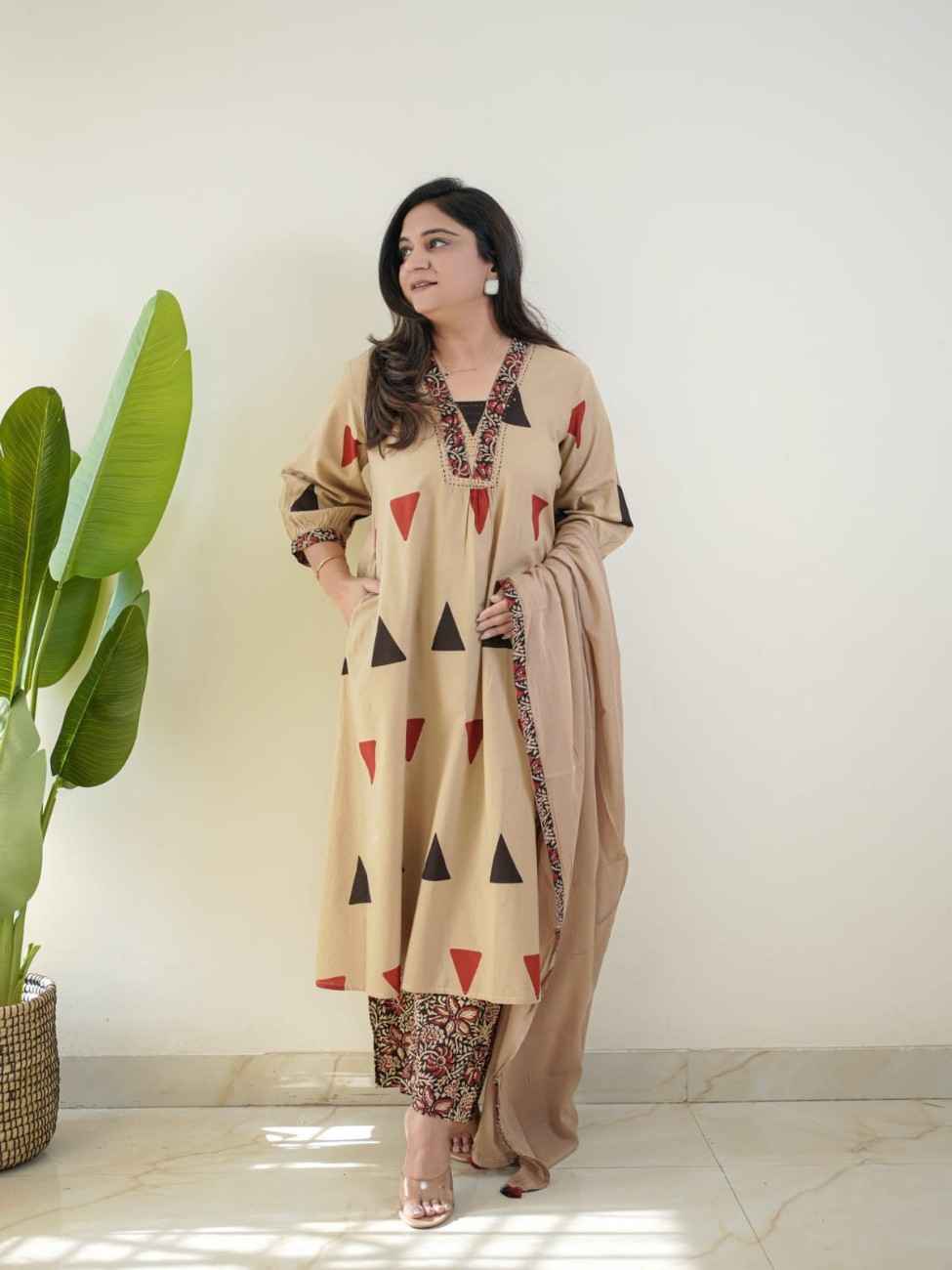 Jaipuri Printed Kurta Pant Set