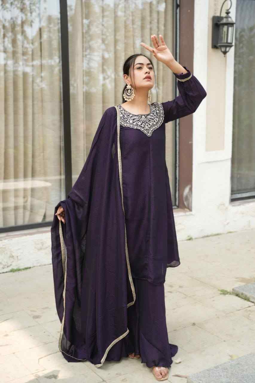 Designer Palazzo Suit for Women