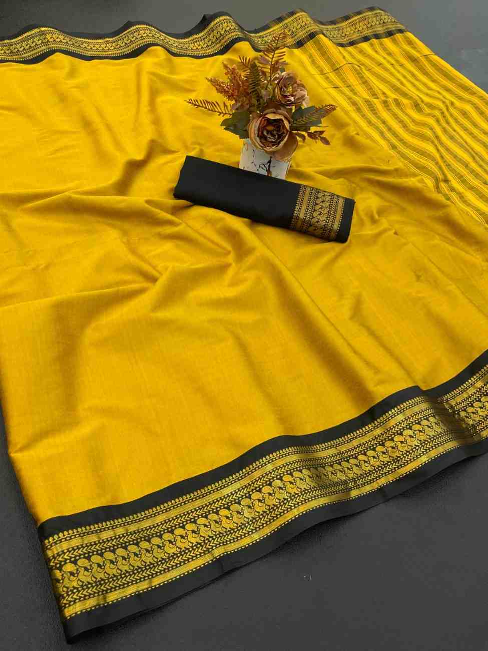 Designer Freehand Saree