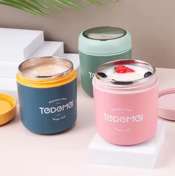 Stainless Steel Thermal Soup Cup Lunch Box