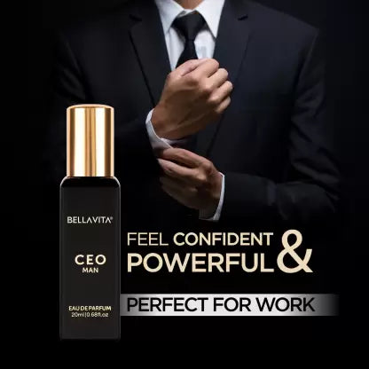 Bellavita CEO MAN perfume & WHITE OUD perfume combo| Citrus & Woody Notes |Long Lasting| Eau de Parfum - 20 ml (For Men & Women)