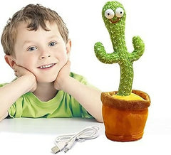 Dancing Cactus Plush Toy USB Charging