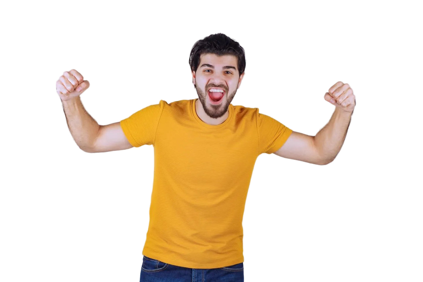Men’s cotton round neck t-shirt soft breathable fabric comfortable regular fit for daily wear