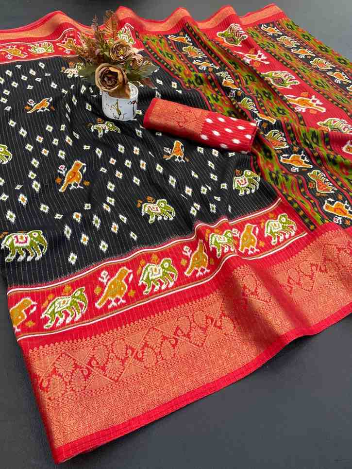 Designer Freehand Saree