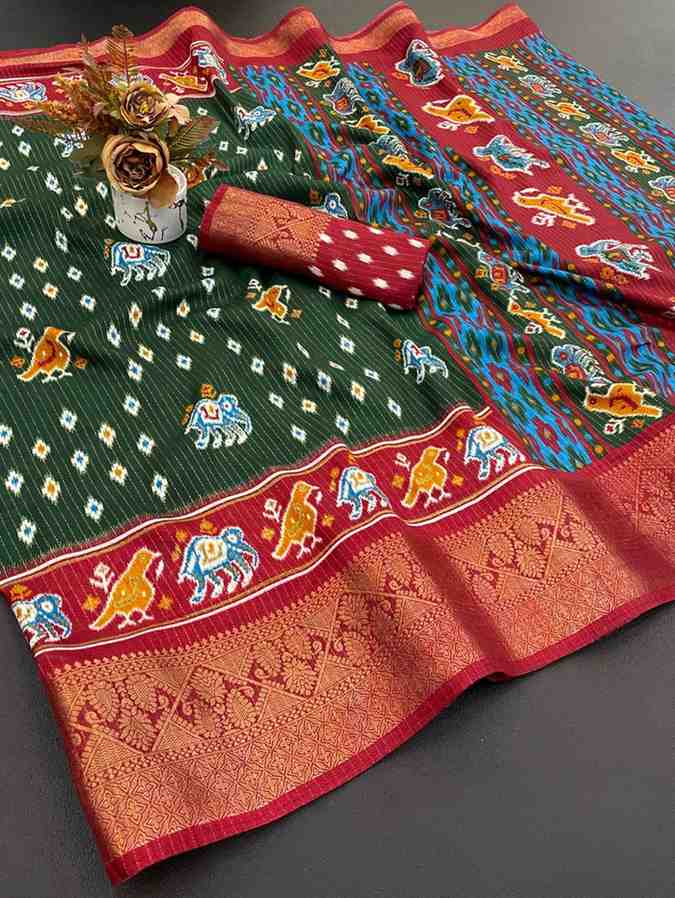 Designer Freehand Saree