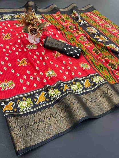 Designer Freehand Saree