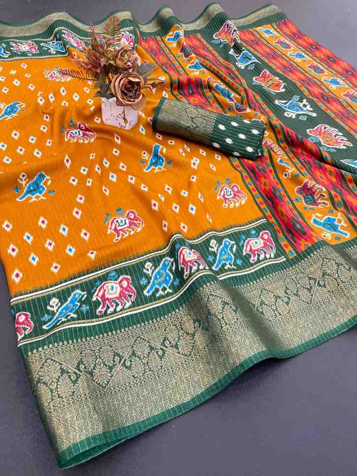 Designer Freehand Saree