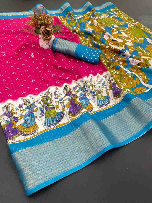 Designer Freehand Saree