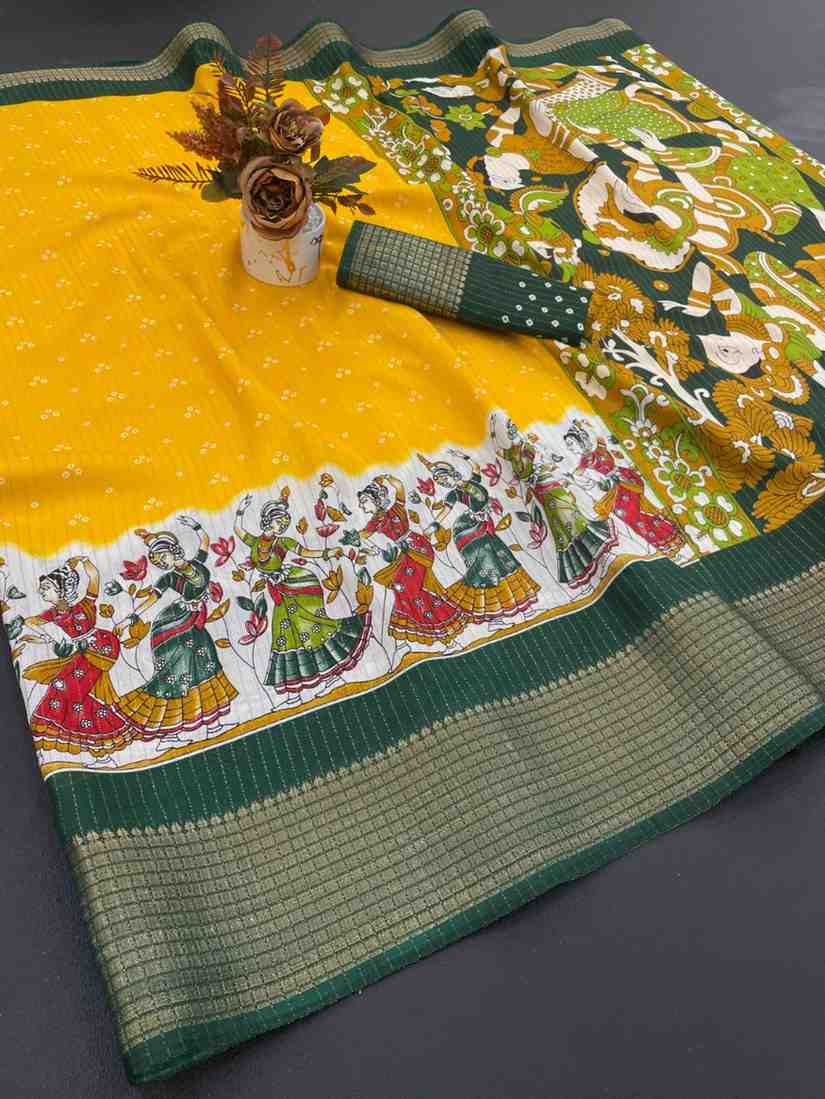 Designer Freehand Saree