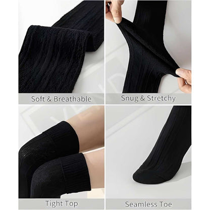 Wool Warm Thigh High Socks for Women