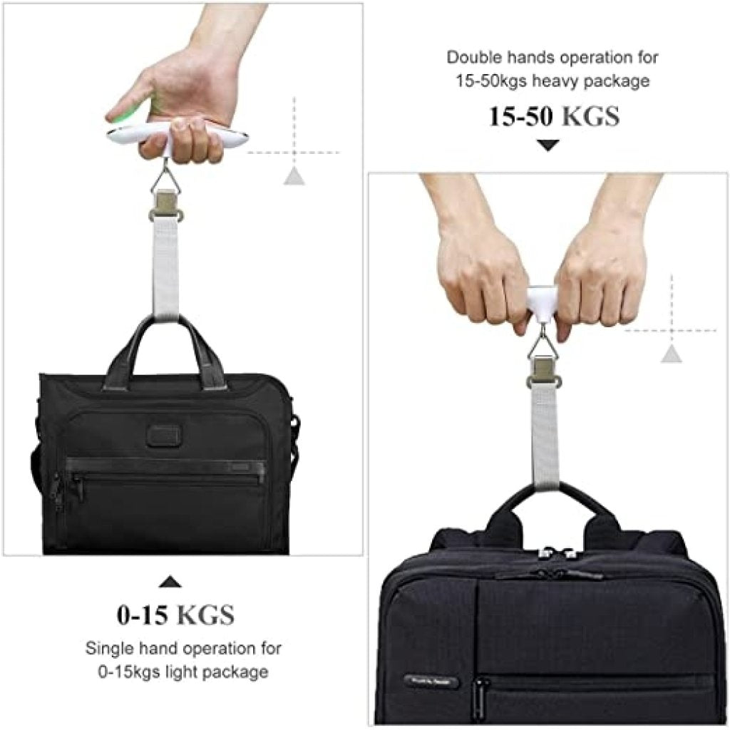 Electronic Portable Hook Weighing Machine Digital Hanging Luggage Scale