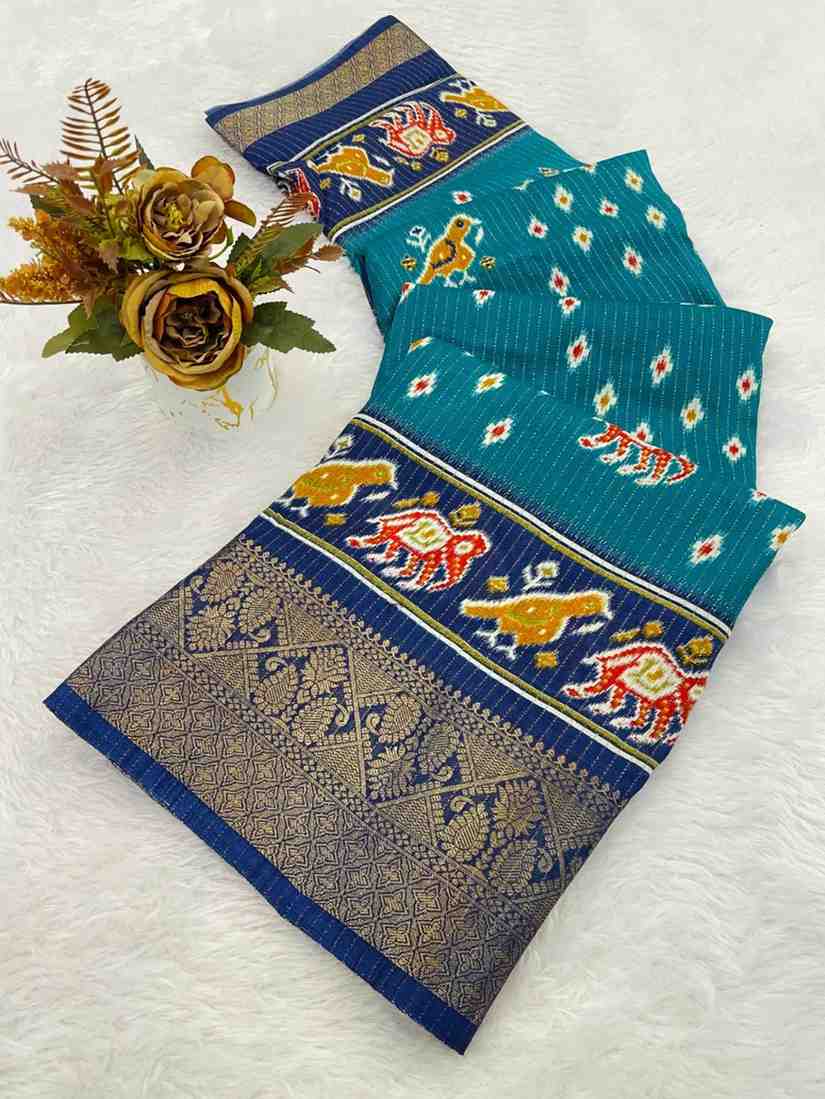 Designer Freehand Saree